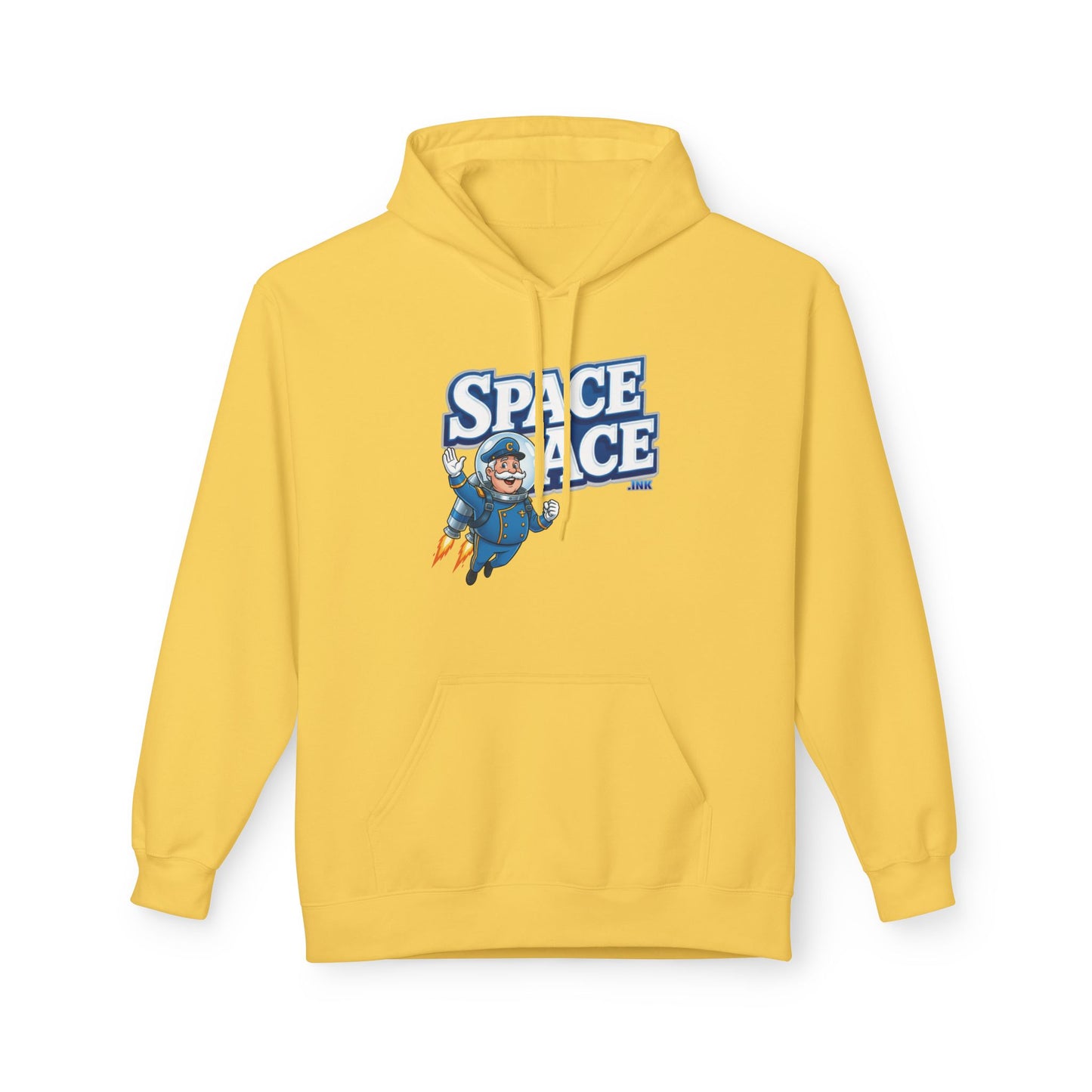 Space Ace Toucan Doug Hoodie — General Crunch Cartoon Pullover