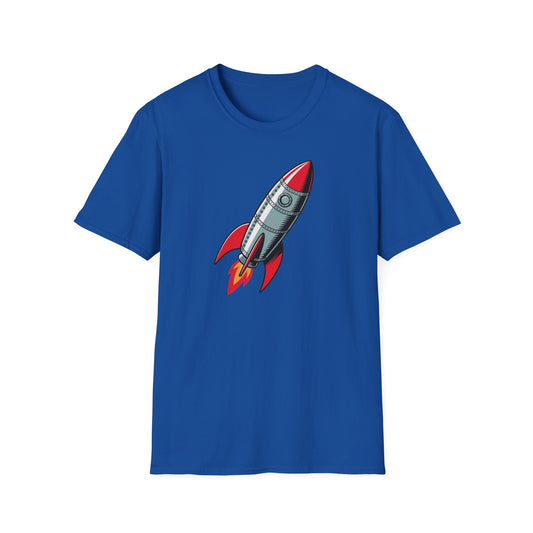 Rocket Graphic T-Shirt Retro Space Rocket Shirt
