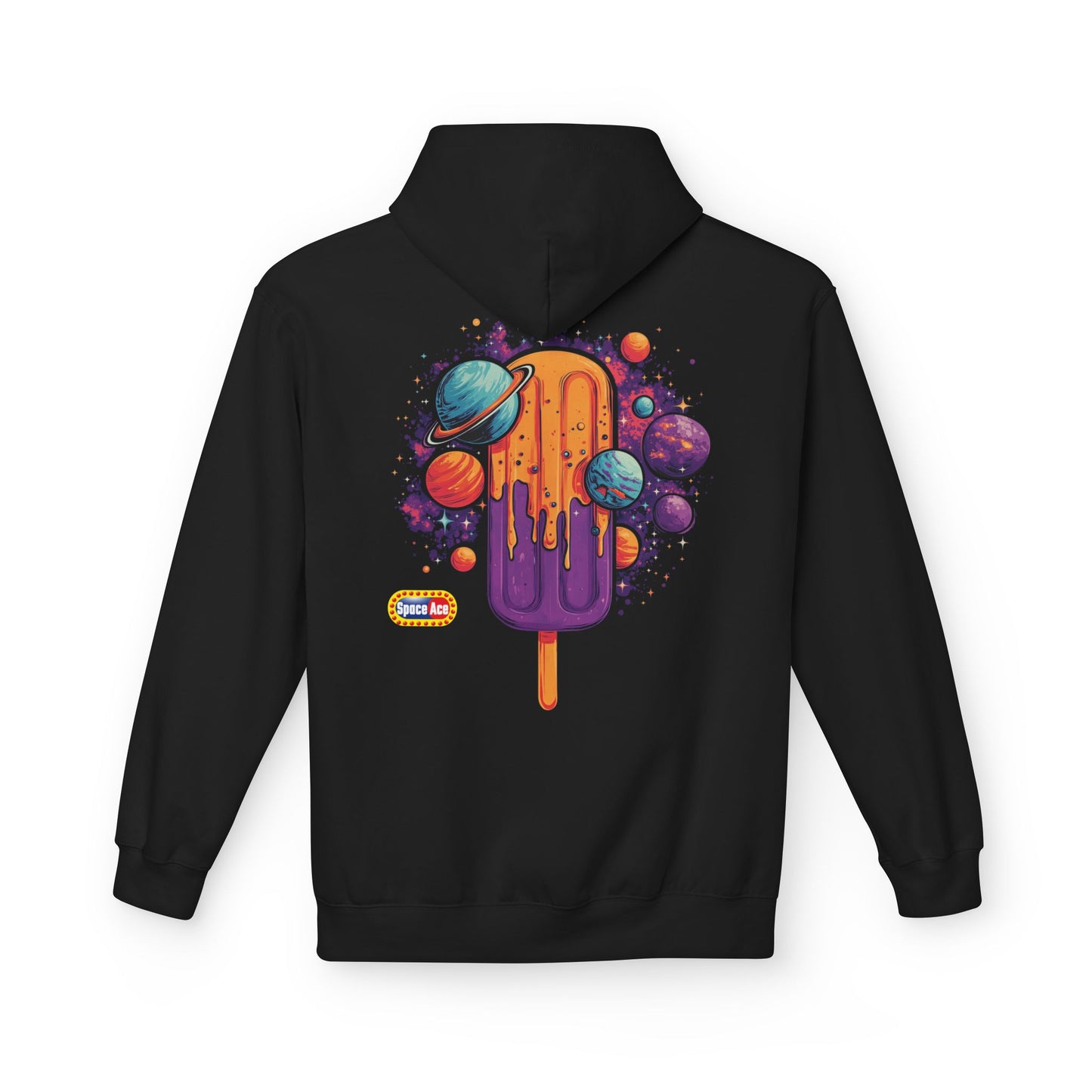 Cosmic Popsicle Hoodie — Space Graphic Sweatshirt