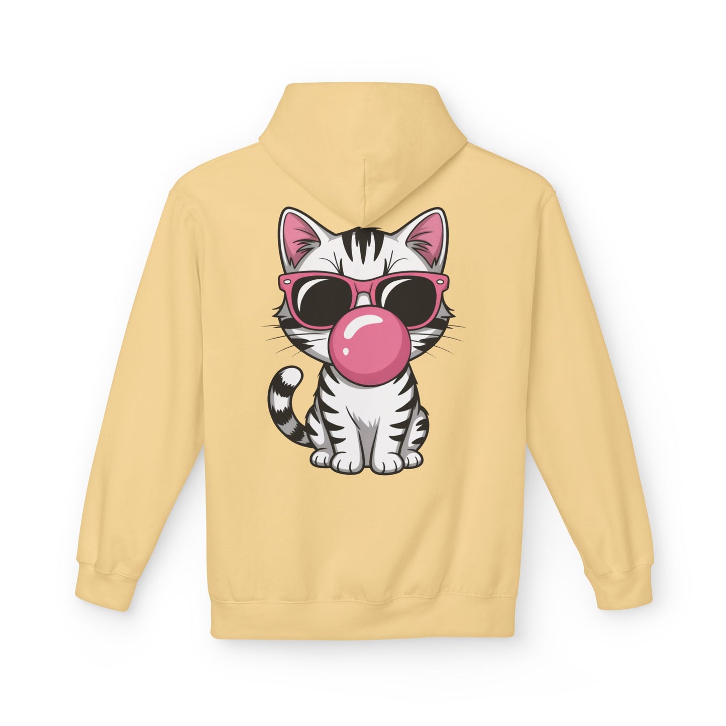 Bubblegum Kitty Hoodie — Cool Cat Sweatshirt