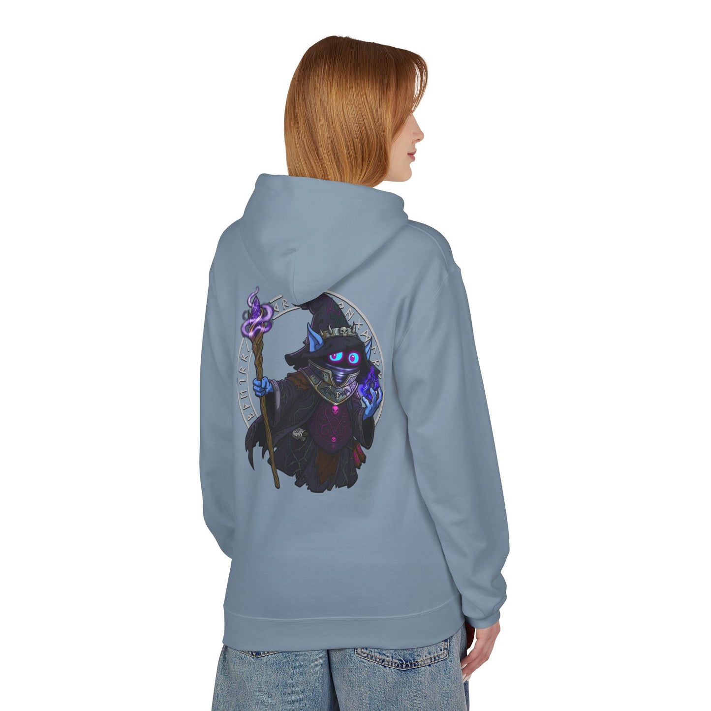 Darko Wizard Hoodie — 'Space Ace of the Universe' Retro Sci‑Fi Pullover