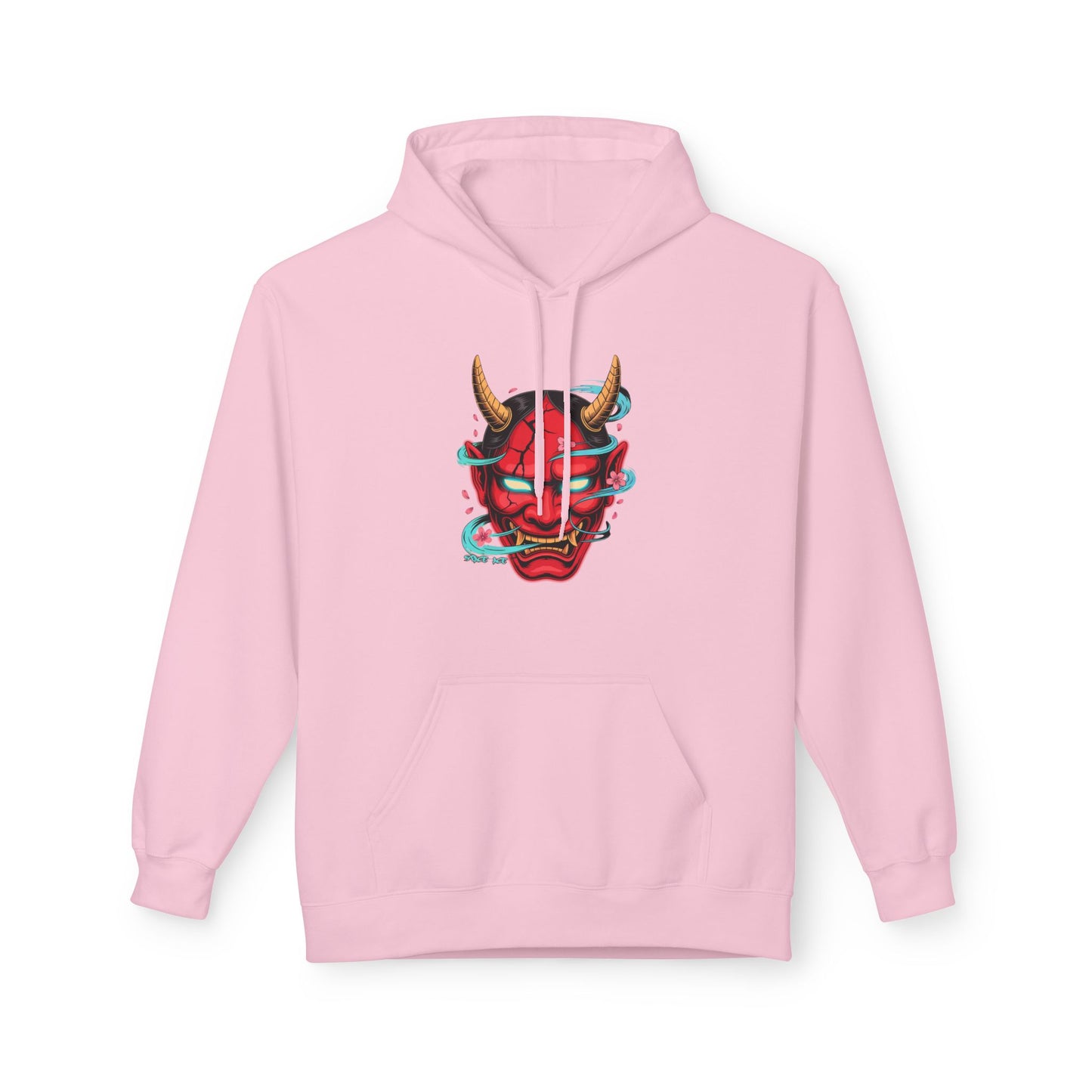 Hannya Mask Hoodie — Japanese Oni Mask Streetwear Pullover