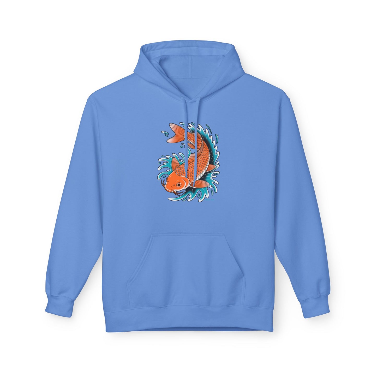 Koi Tattoo Hoodie — Japanese Koi Fish Graphic Pullover