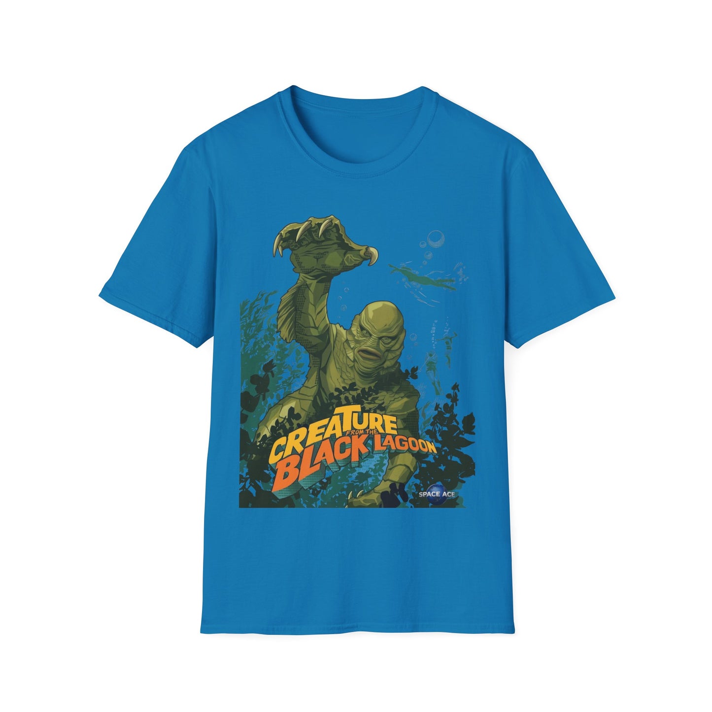 Creature Feature T‑Shirt — Vintage Swamp Monster Movie Graphic Tee