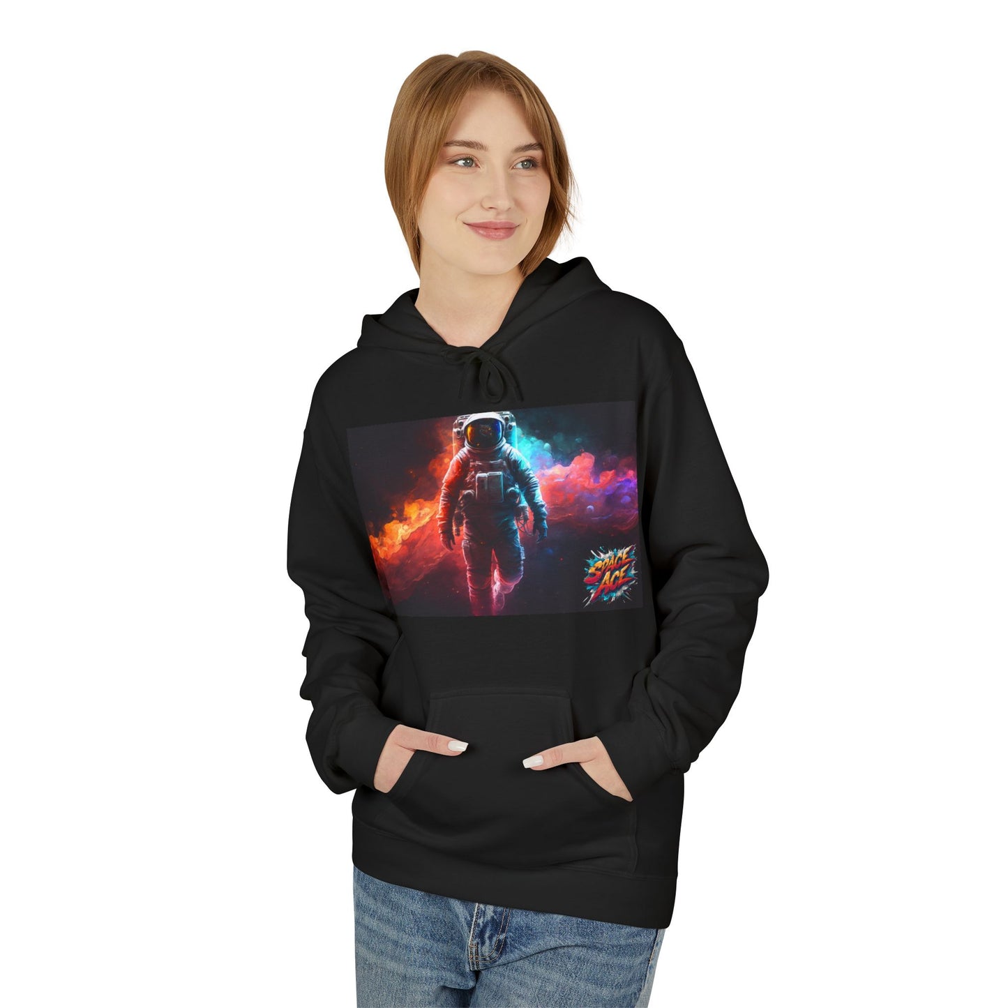 Moon Archinaut Hoodie — Astronaut Retro Vaporwave Graphic Hoodie