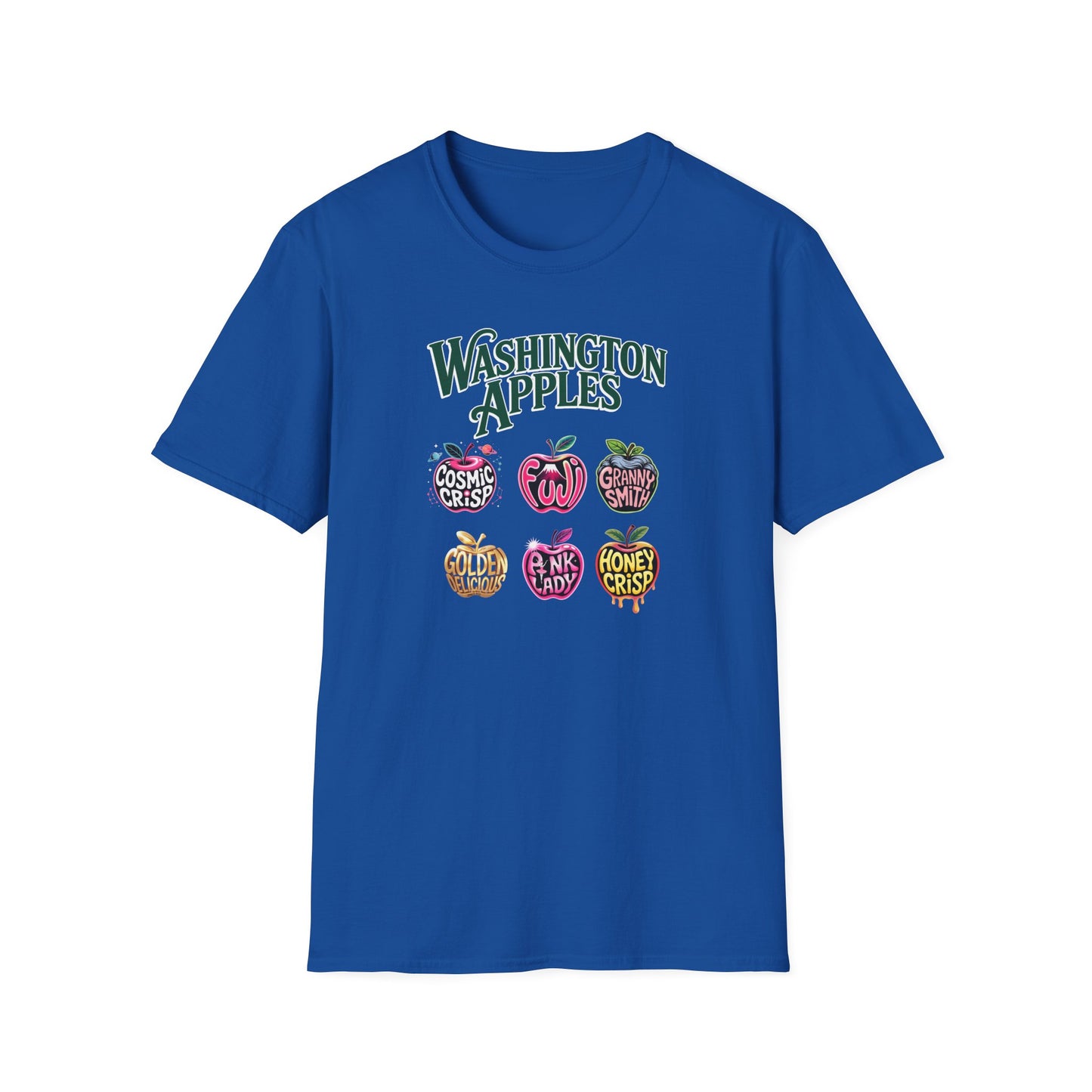 Washington Apples T-Shirt Vintage Fruit SoftStyle Tee