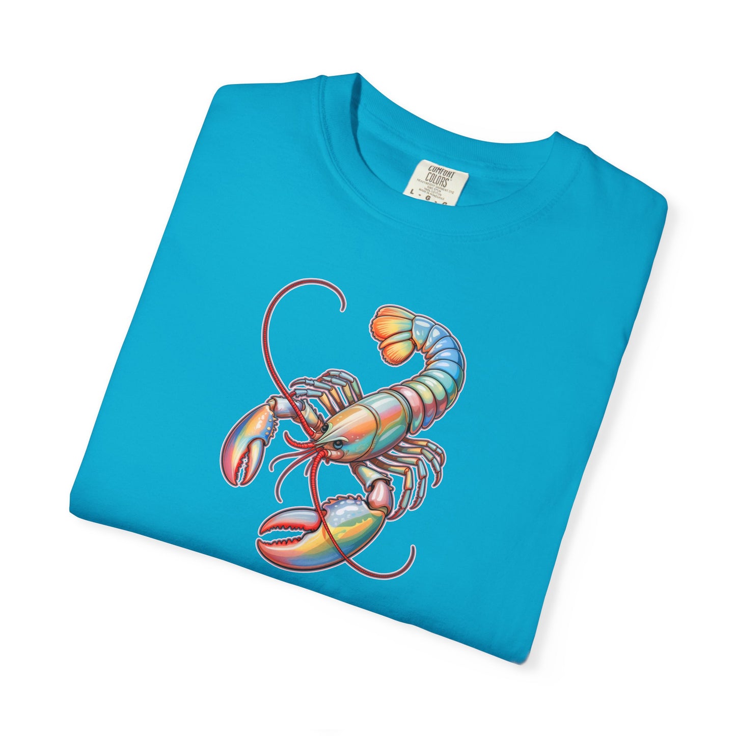 Cotton Candy Lobster Mania Graphic T-Shirt