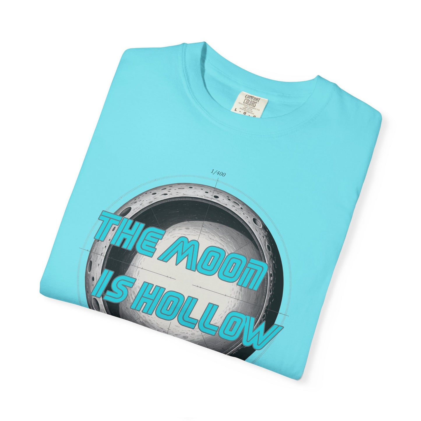 The Moon Is Hollow Tshirt Retro Sci Fi Moon Graphic