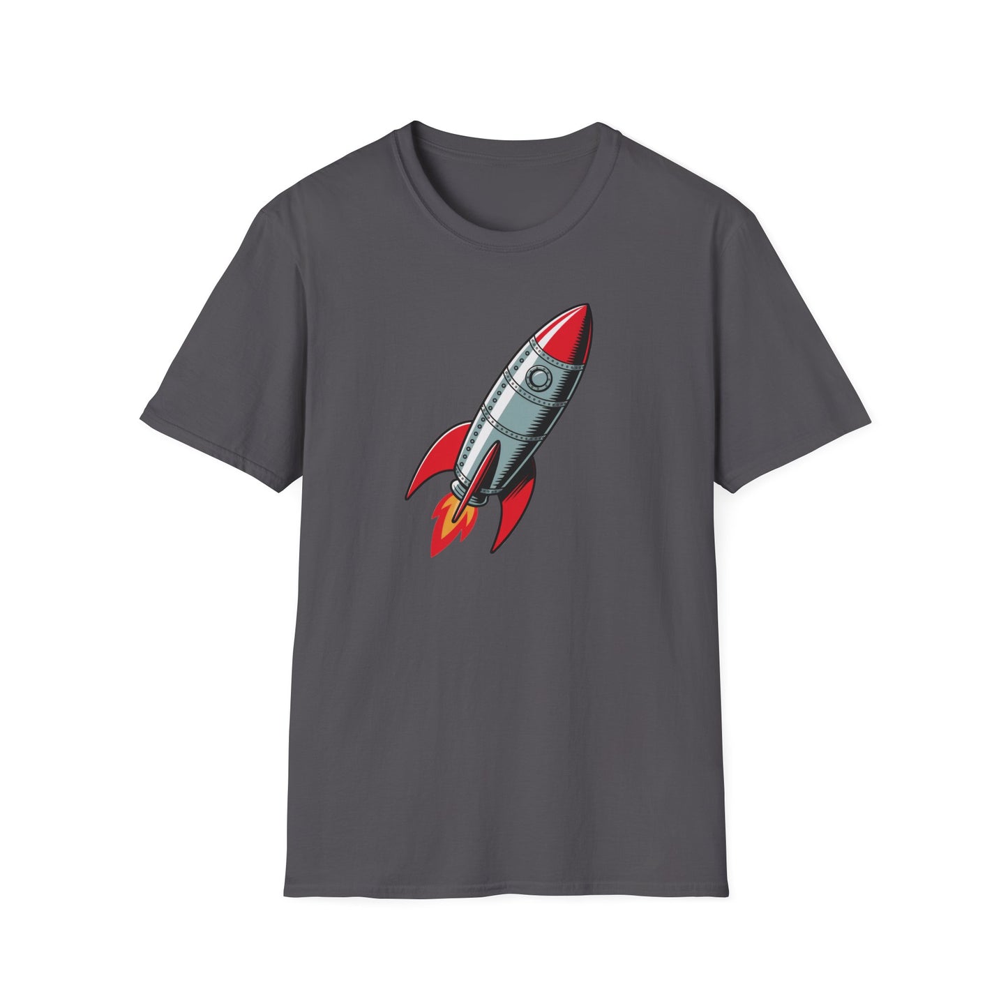 Rocket Graphic T-Shirt Retro Space Rocket Shirt