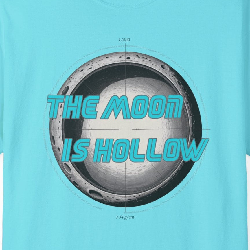 The Moon Is Hollow Tshirt Retro Sci Fi Moon Graphic