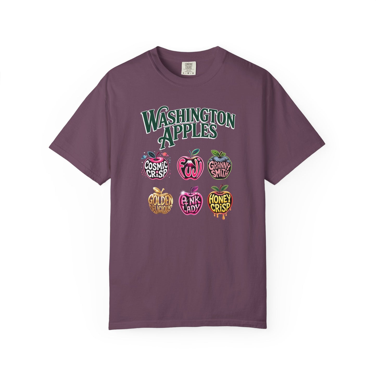 Washington Apples Graphic Tee, Series 1 Cosmic Crisp thru Honey Crisp