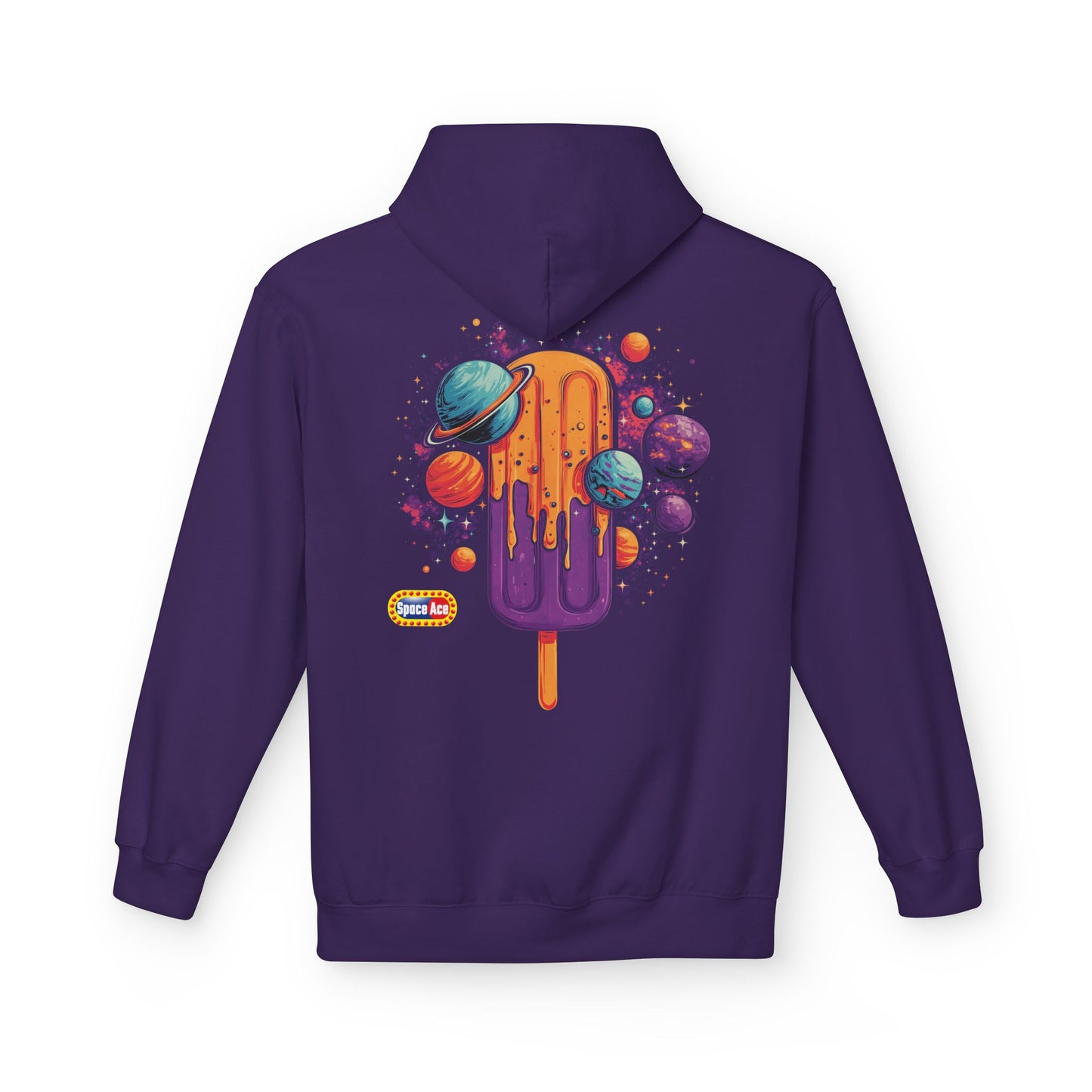 Cosmic Popsicle Hoodie — Space Graphic Sweatshirt