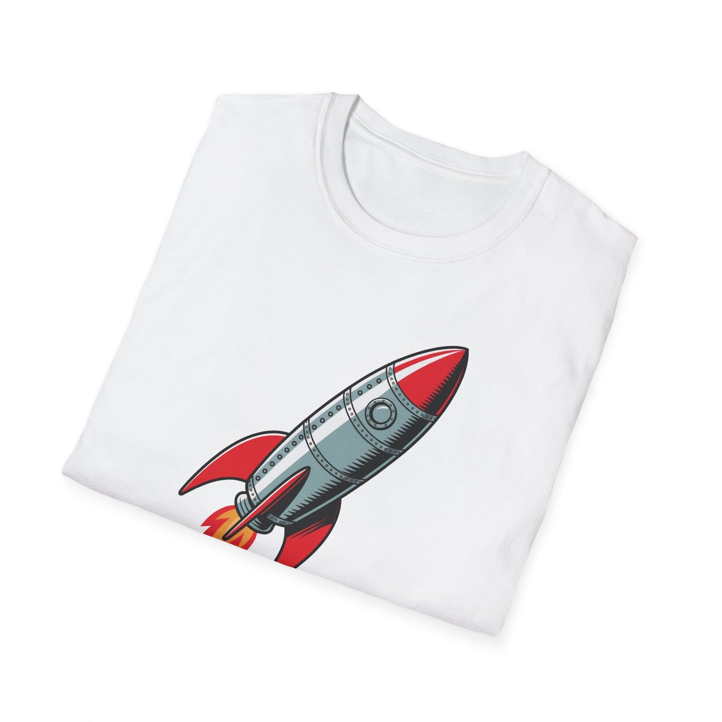 Rocket Graphic T-Shirt Retro Space Rocket Shirt