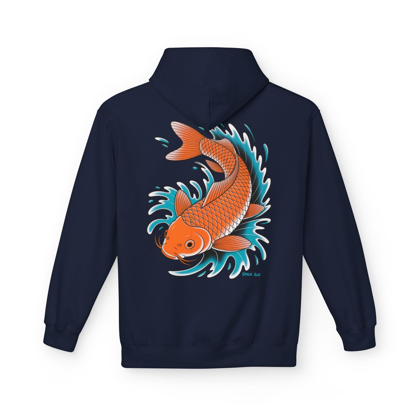 Koi Tattoo Hoodie — Japanese Koi Fish Graphic Pullover