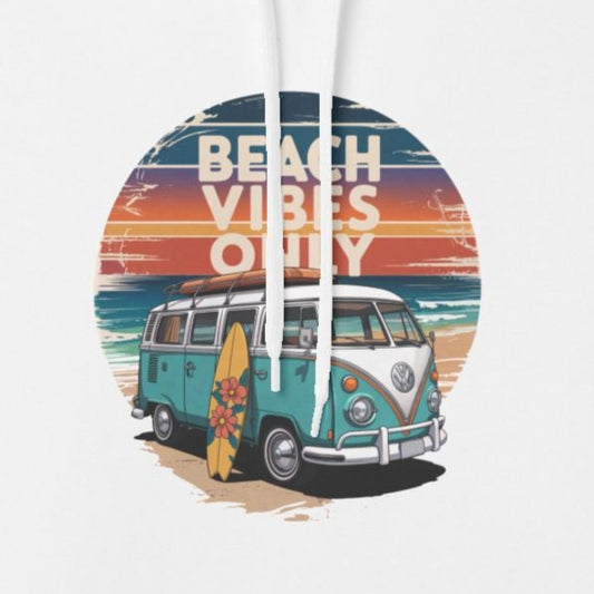 Beach Vibes Hoodie, Summer Hoodie, Relaxed Style, Vacation Apparel, Perfect Gift for Beach Lovers