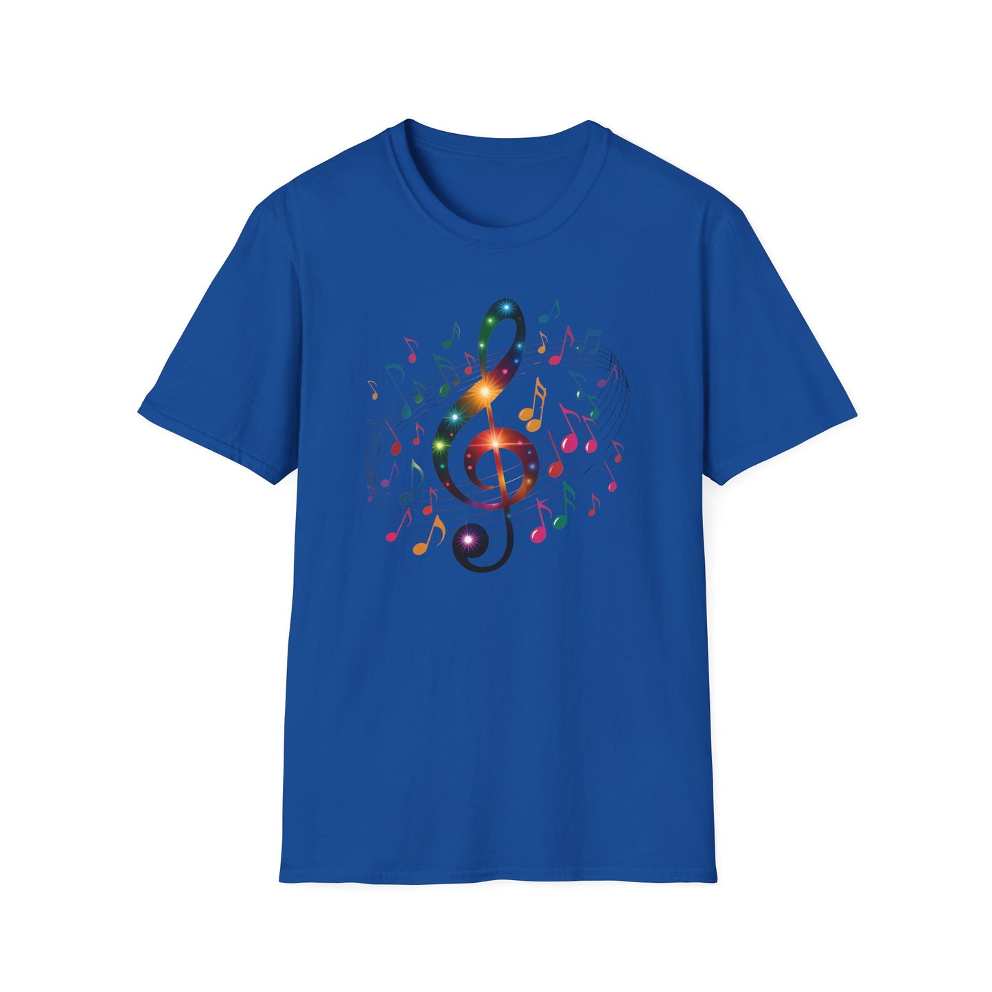 Musical Vibes T-Shirt, Softstyle Tee for Music Lovers, Gifts for Musicians, Concert Wear, Casual Outfits, Music Festival Apparel