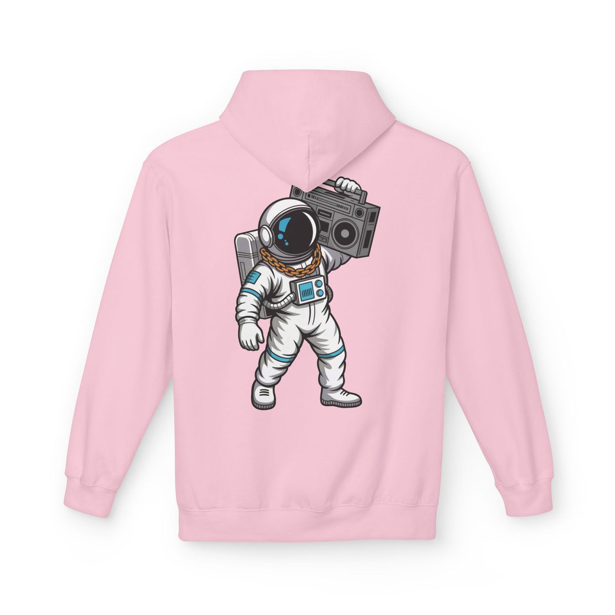 Astronaut Evolution Hoodie – Retro Space Explorer Graphic Hoodie