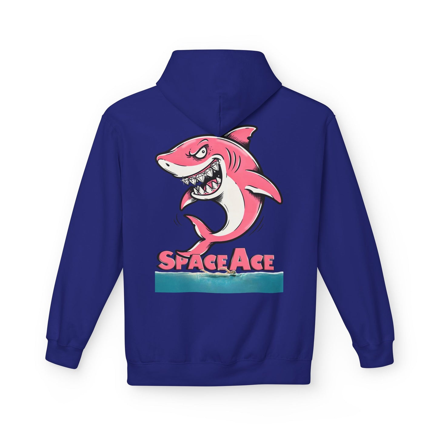 Space Ace Jawsy Hoodie – Retro Surf Graphic Pullover