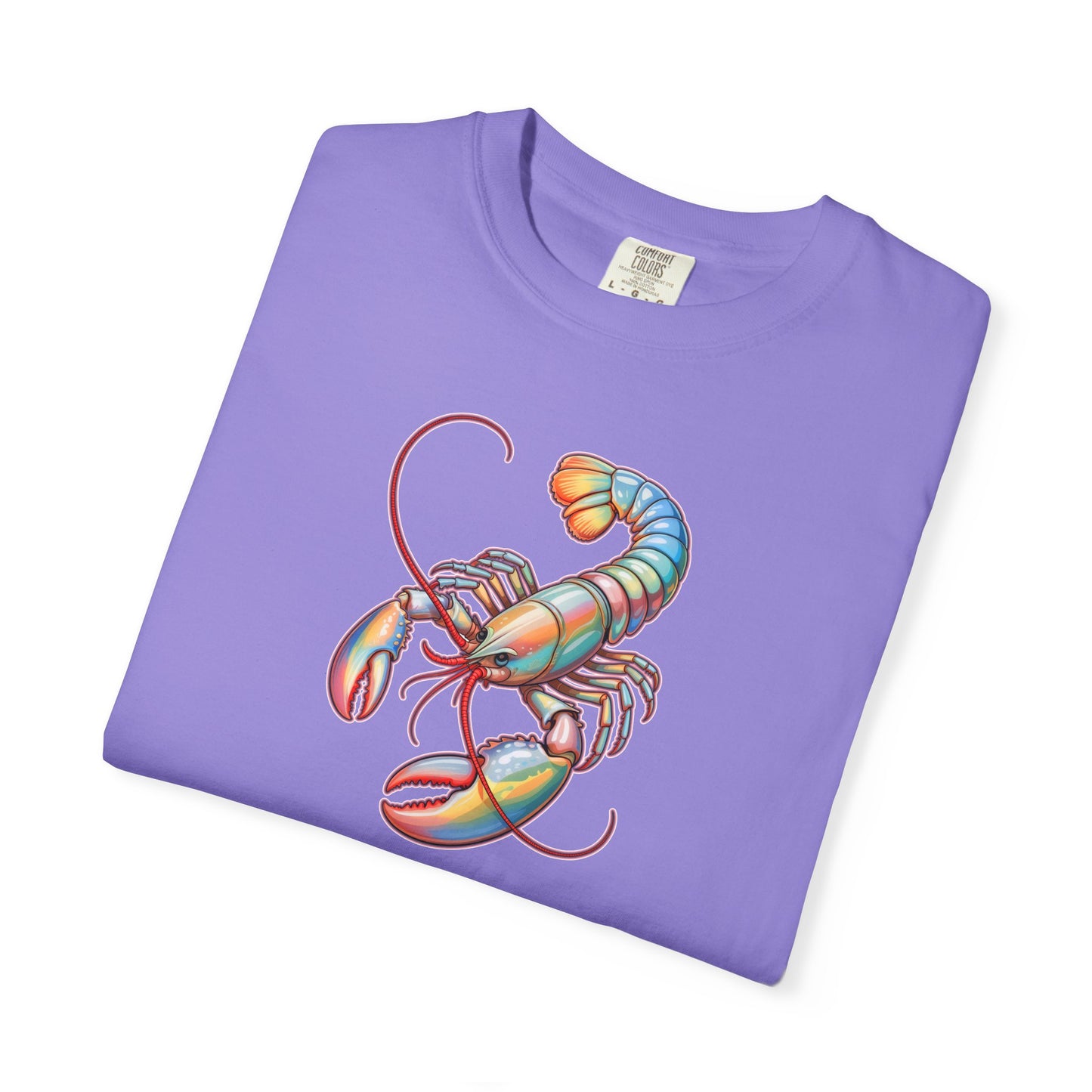 Cotton Candy Lobster Mania Graphic T-Shirt