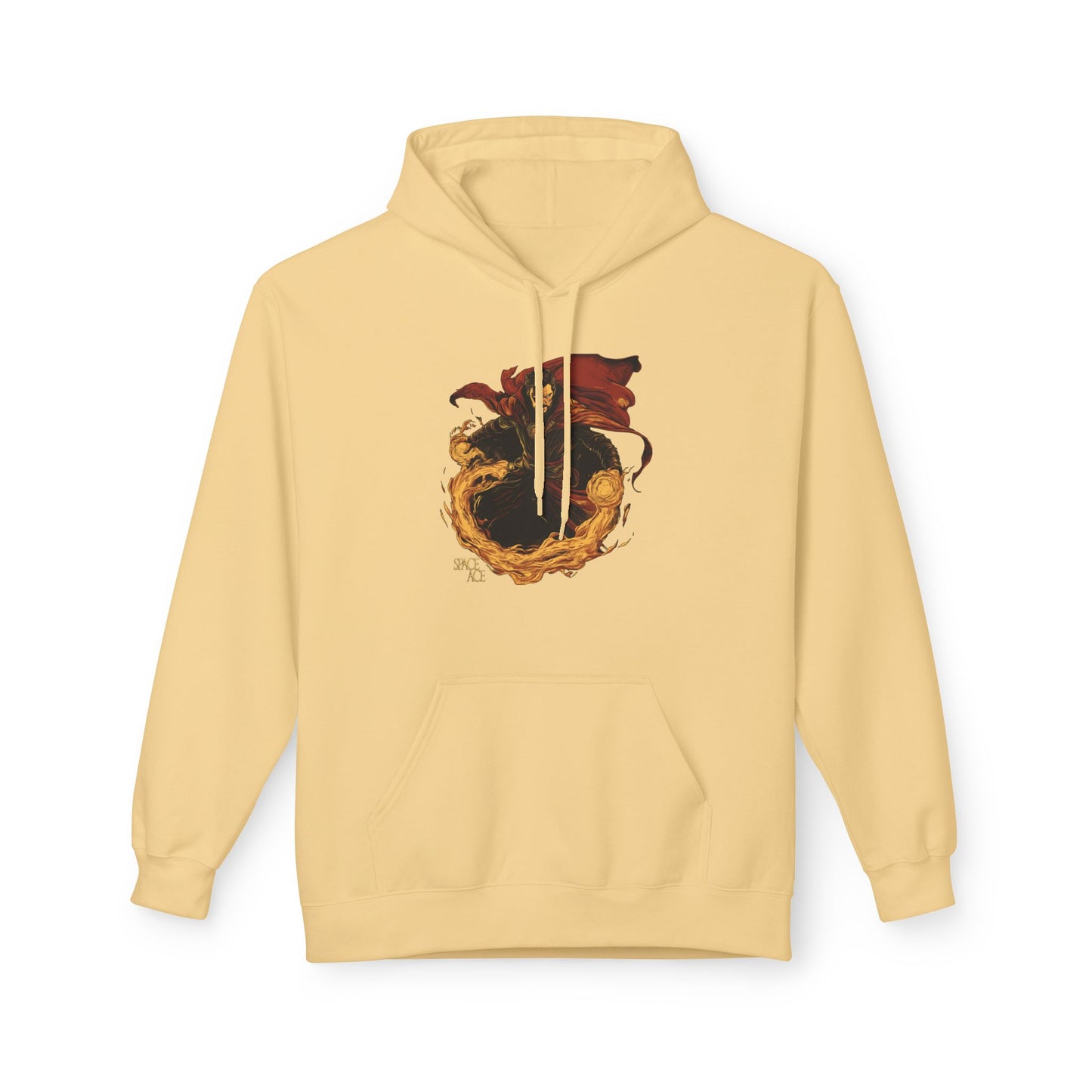 Magic Sorcerer Hoodie — Fiery Mystic Doctor of Science Graphic Pullover