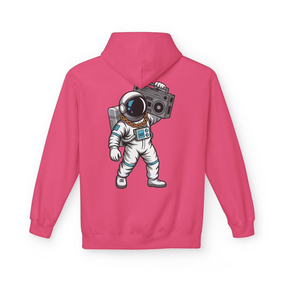 Astronaut Evolution Hoodie – Retro Space Explorer Graphic Hoodie