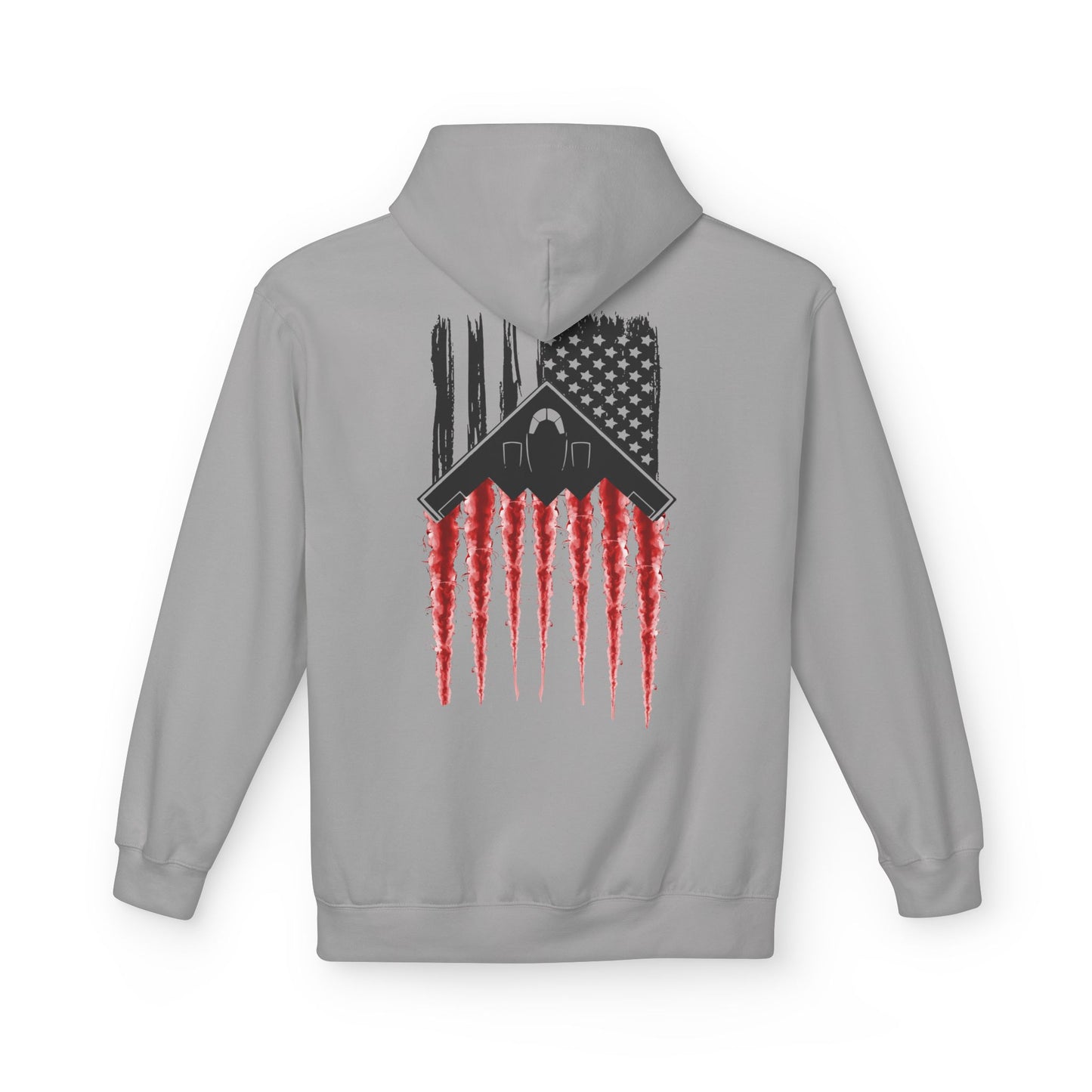 Patriotic Popsicle Hoodie — American Flag Stealth Graphic