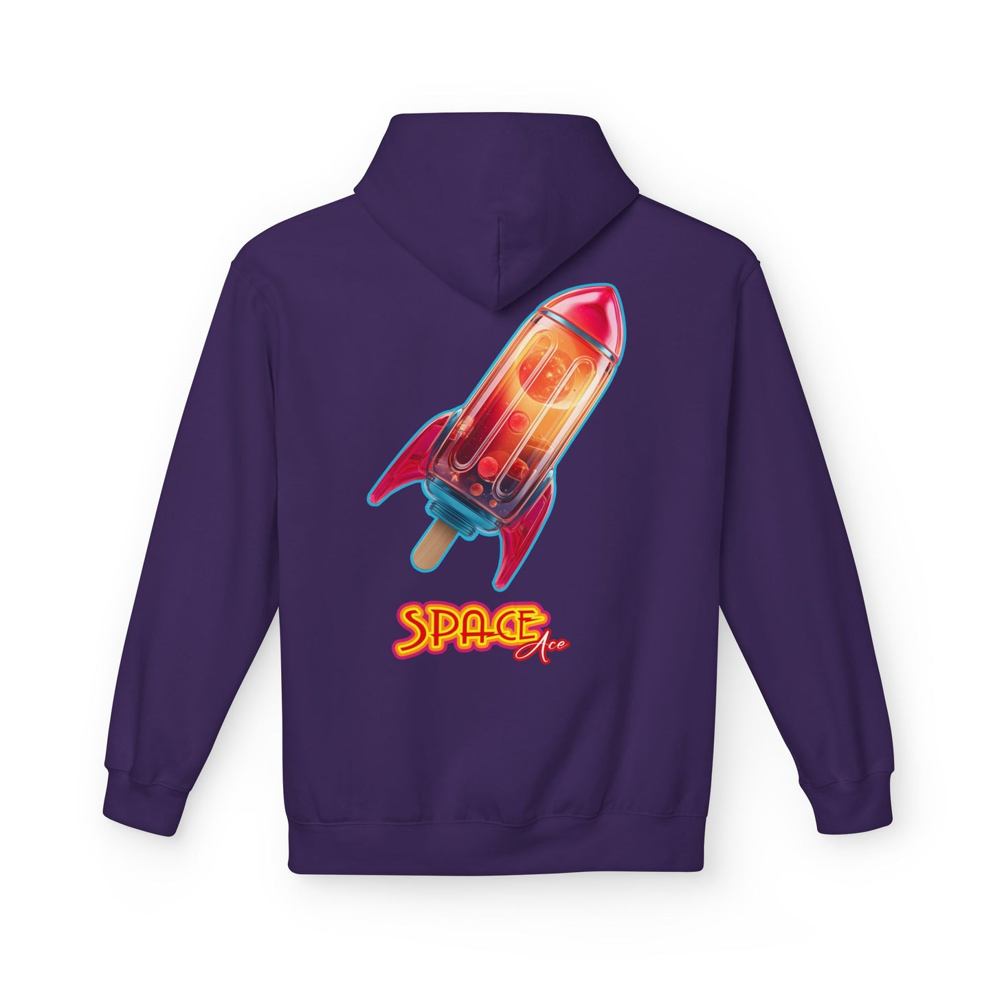 Space Ace-sicle Hoodie - Rocket Pop Ice Lolly Logo