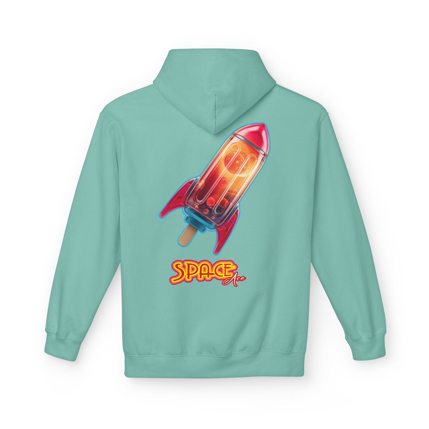 Space Ace-sicle Hoodie - Rocket Pop Ice Lolly Logo