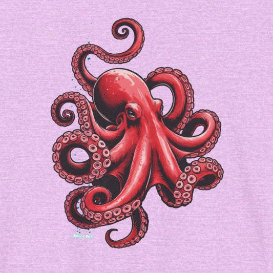 Octopus Tee, Traditional Design, Perfect for Sea Lovers, Beach Days, Gift for Marine Enthusiasts, Nature Lovers, Summer Fun