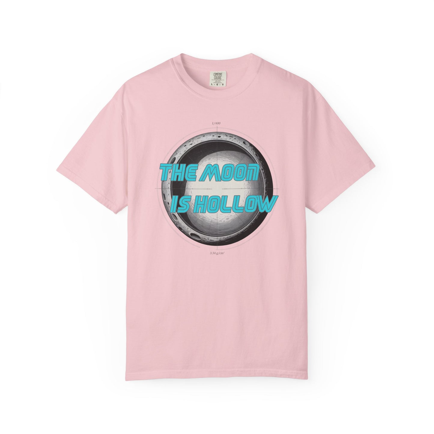 The Moon Is Hollow Tshirt Retro Sci Fi Moon Graphic