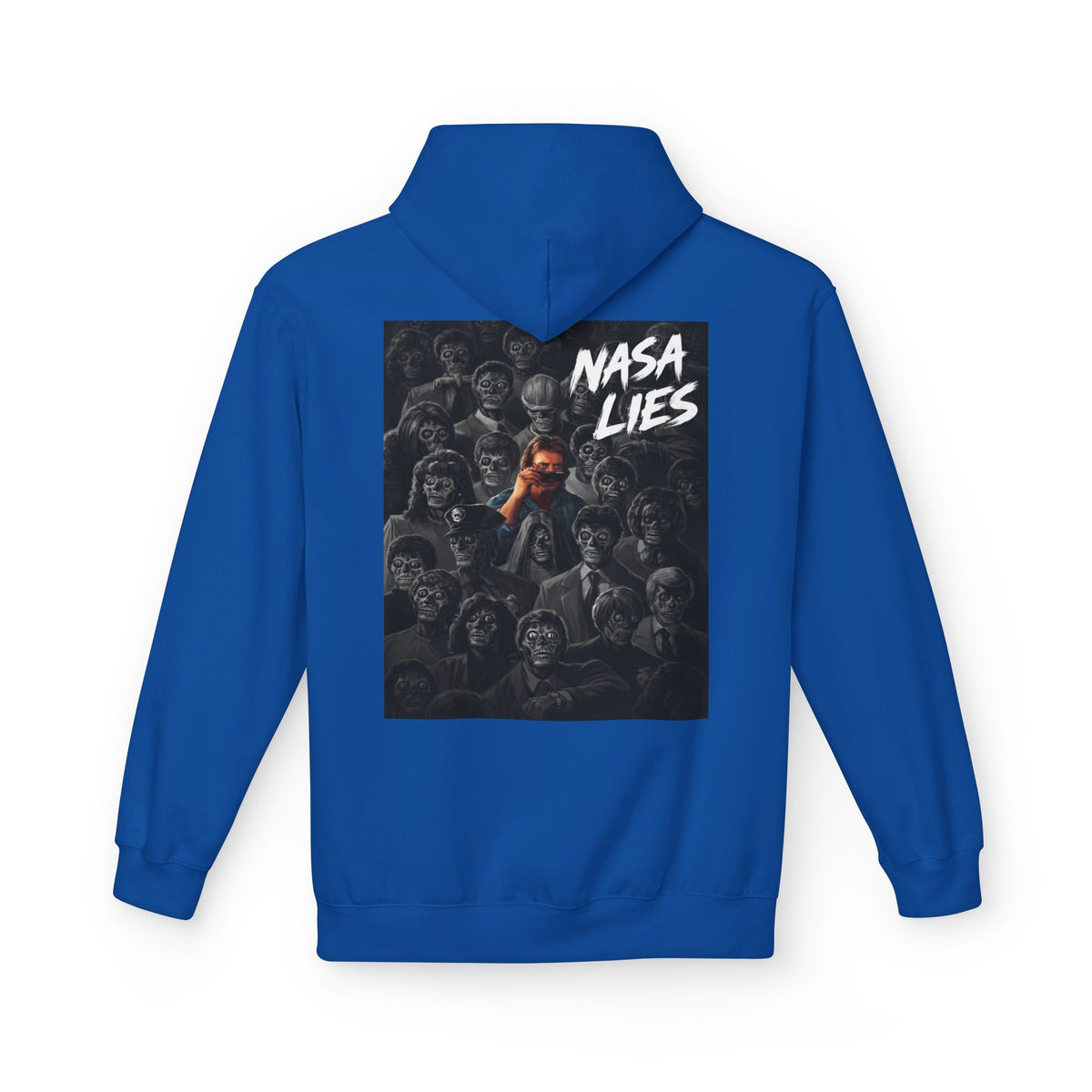 NASA Lies Hoodie — Conspiracy Graphic Pullover