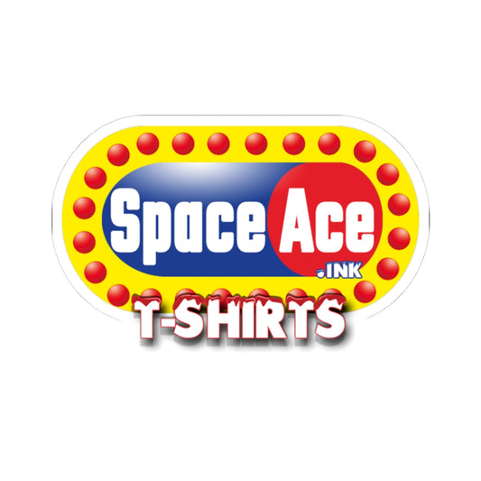 Space Ace Kiss-Cut Stickers | Colorful Retro Decals, Fun Stickers for Laptops, Journals, and More
