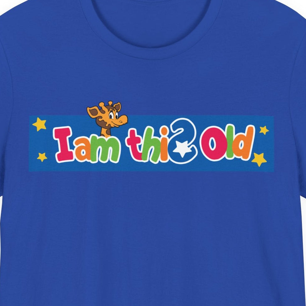 I am This Old Toys Tshirt, novelty tee, Retro vintage logos