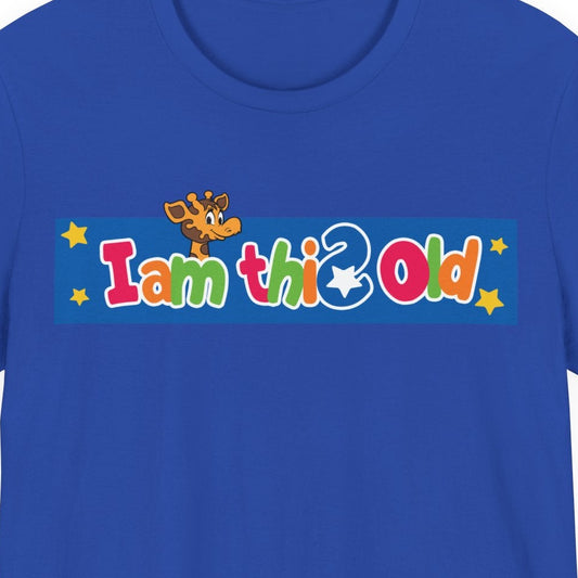 I am This Old Toys Tshirt, novelty tee, Retro vintage logos