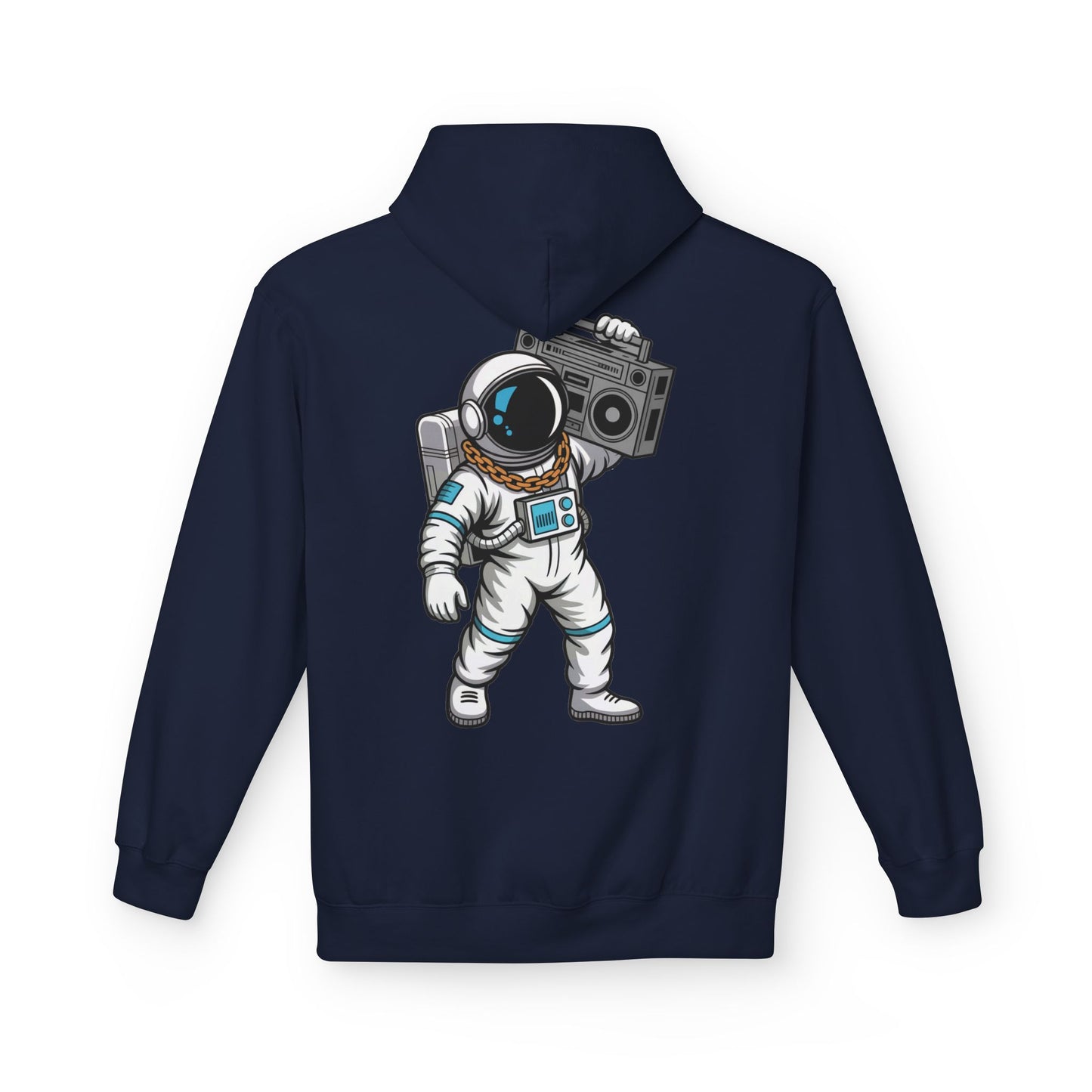 Astronaut Evolution Hoodie – Retro Space Explorer Graphic Hoodie