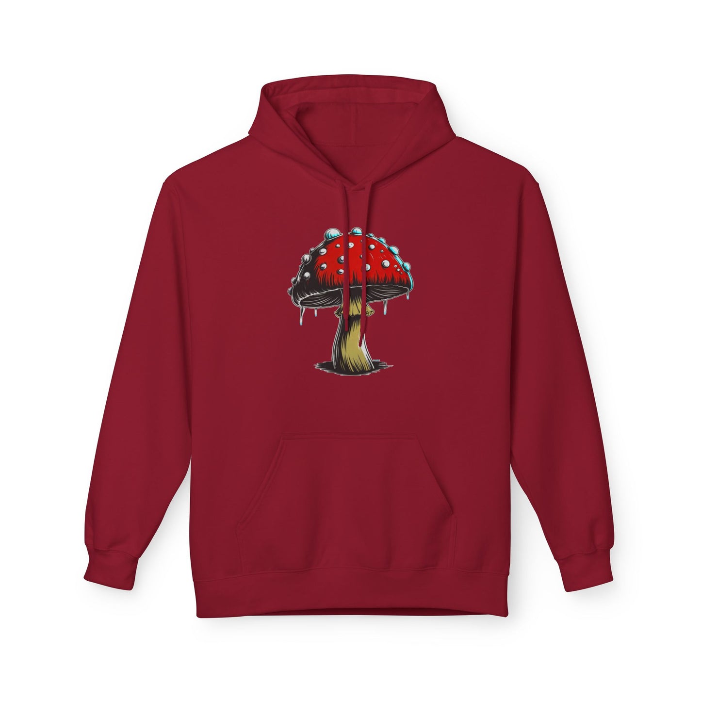 Mushroom Hoodie — Red Toadstool Graphic Pullover