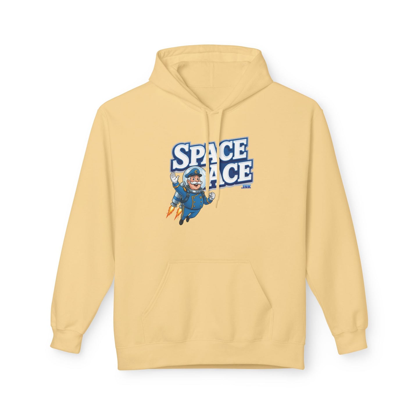 Space Ace Toucan Doug Hoodie — General Crunch Cartoon Pullover