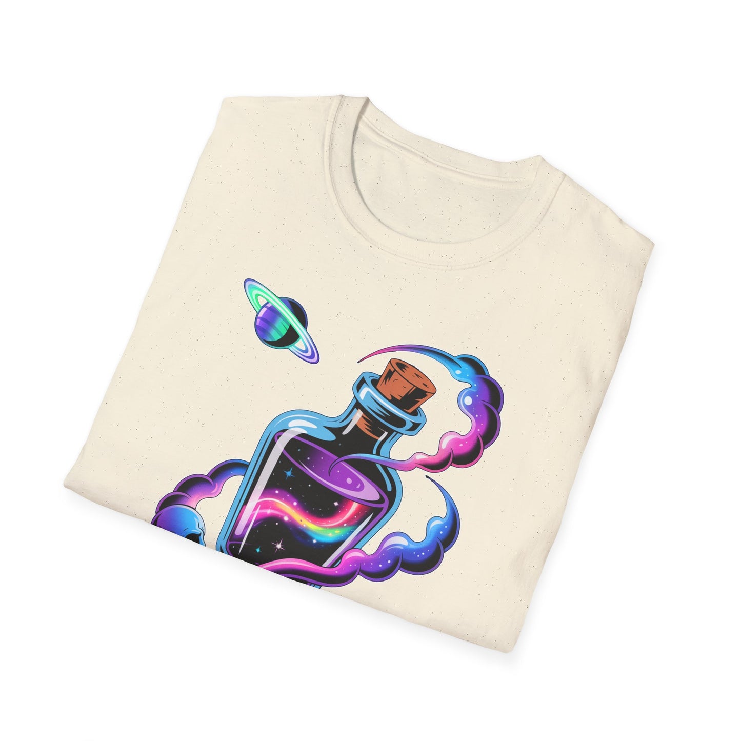 Galactic Potion T-Shirt, Cosmic Tee, Space Shirt, Gift for Astronomers, Science Lovers, Boho Style Apparel