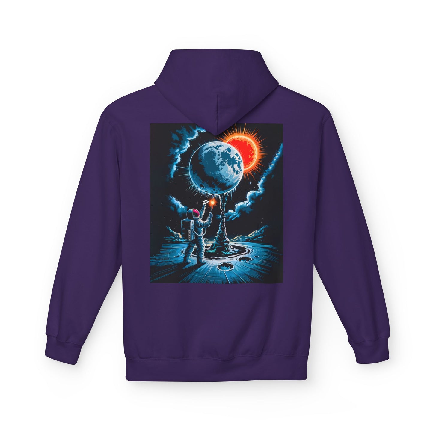 Moon Archinaut Hoodie — Astronaut Retro Vaporwave Graphic Hoodie