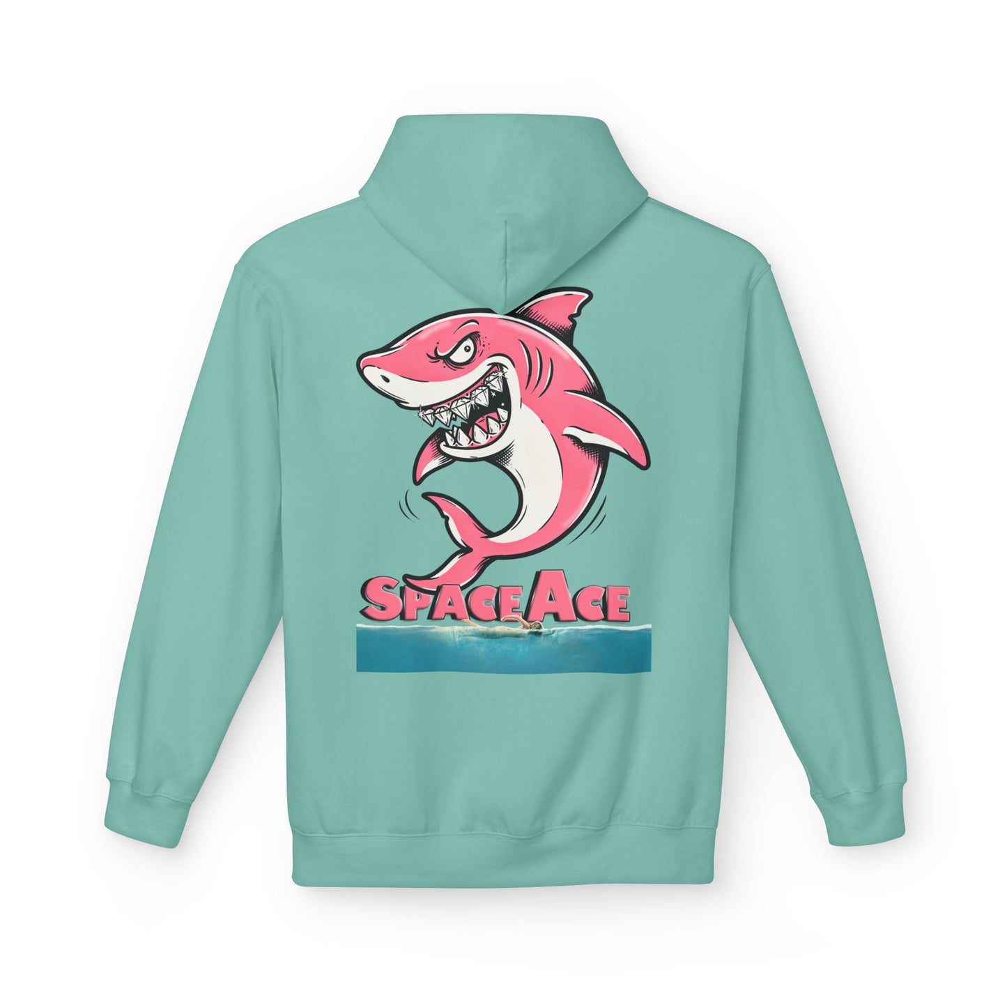 Space Ace Jawsy Hoodie – Retro Surf Graphic Pullover