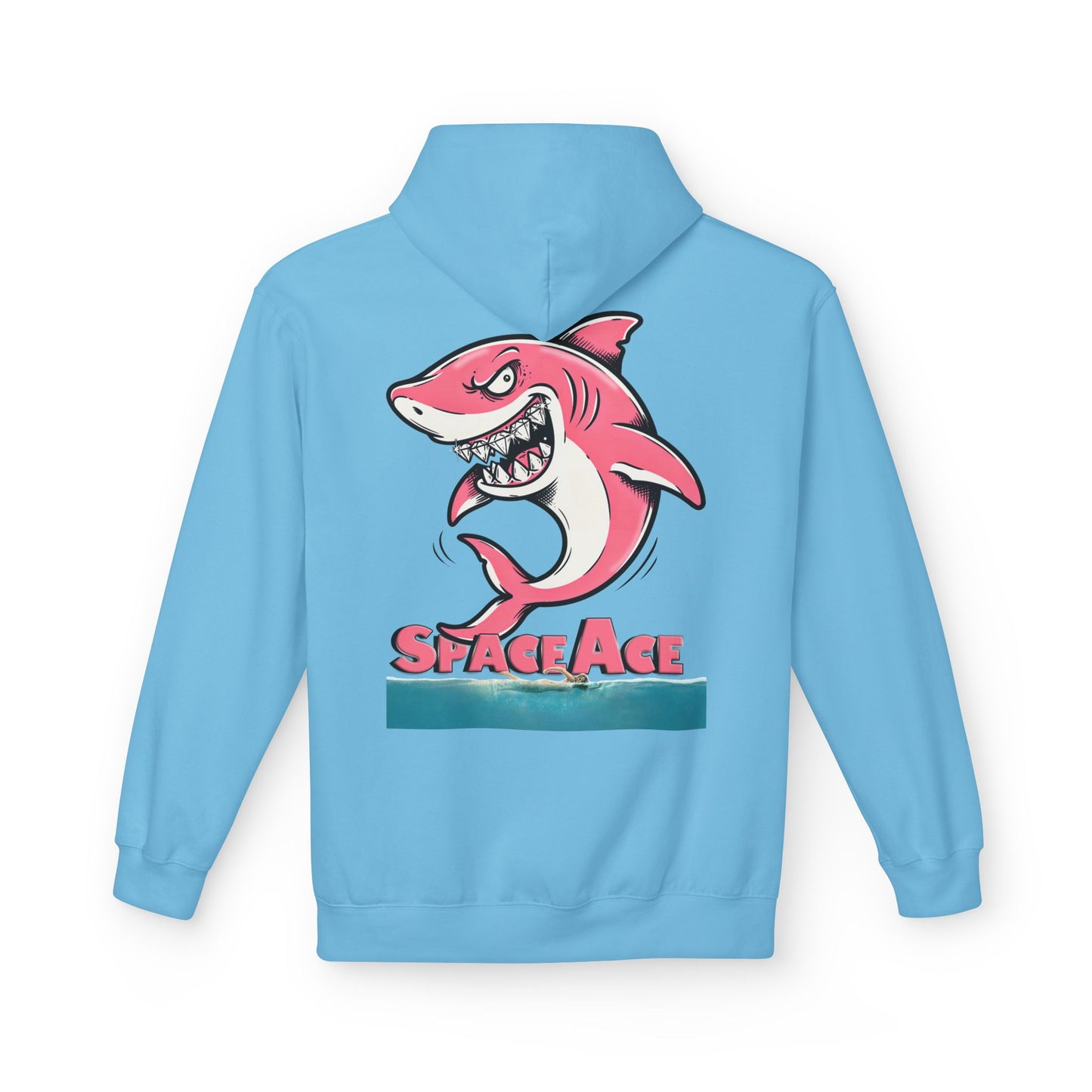 Space Ace Jawsy Hoodie – Retro Surf Graphic Pullover