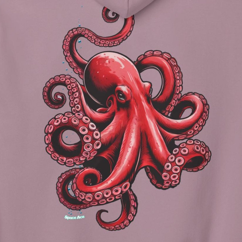 Octopus Graphic Hoodie — Sea Creature Pullover