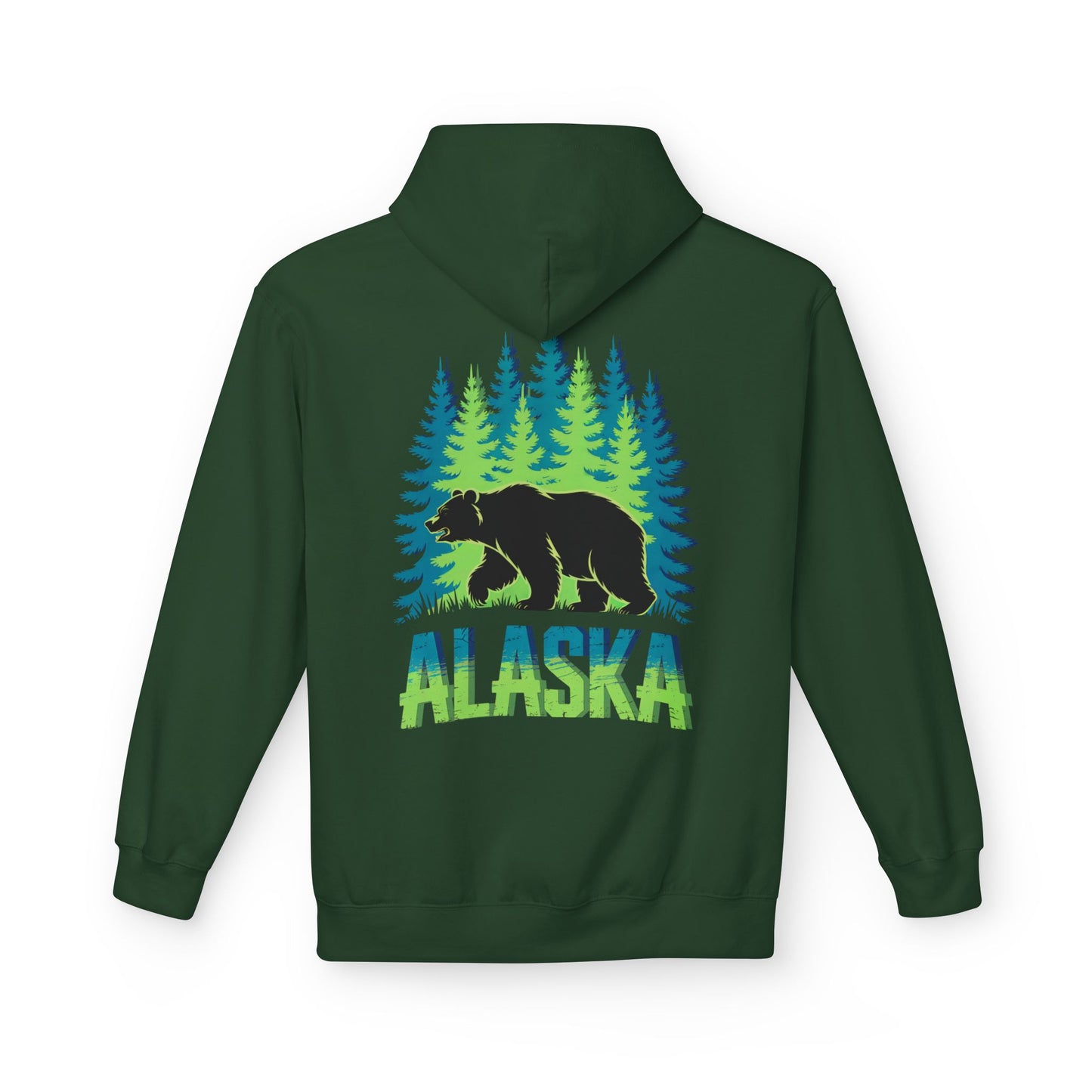 Alaska Bear Forest Hoodie