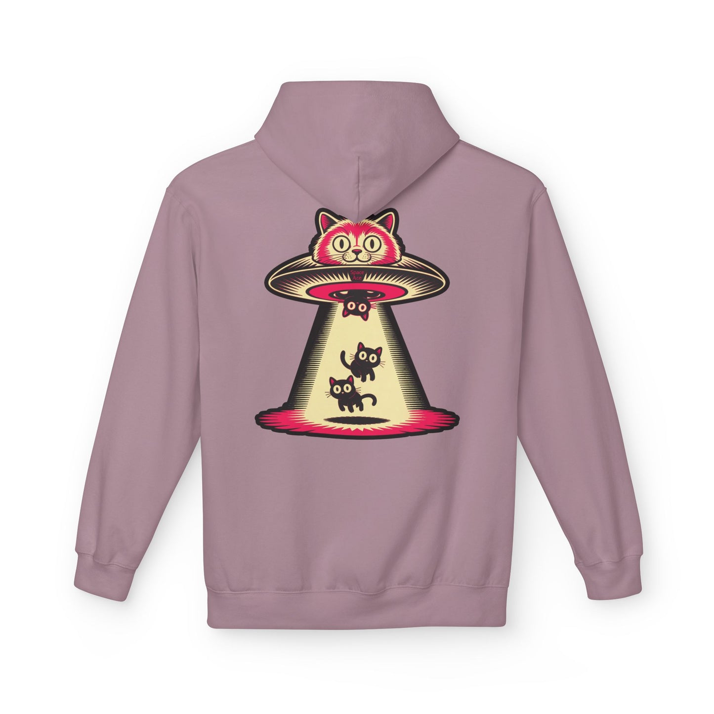 Cat UFO Hoodie — Abducted Kitties Graphic Hoodie