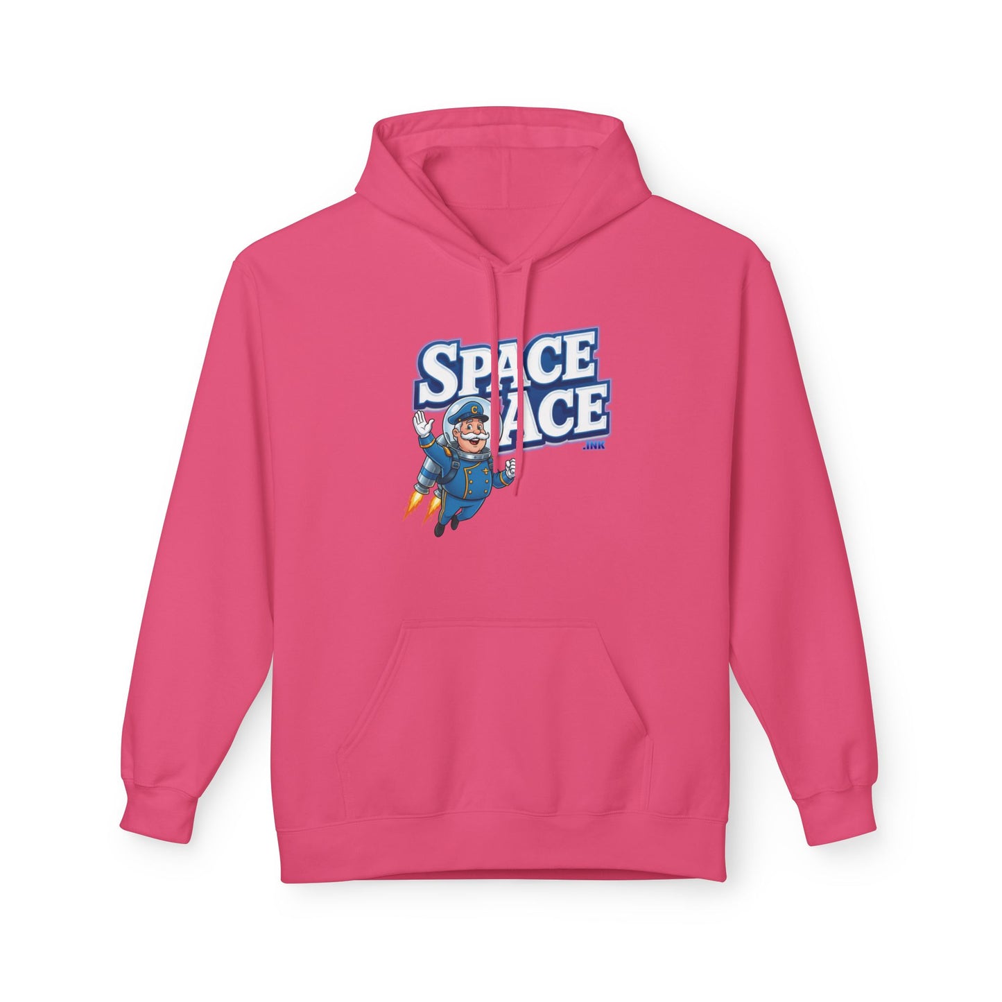 Space Ace Hoodie - General Crunch with Flaming Bike