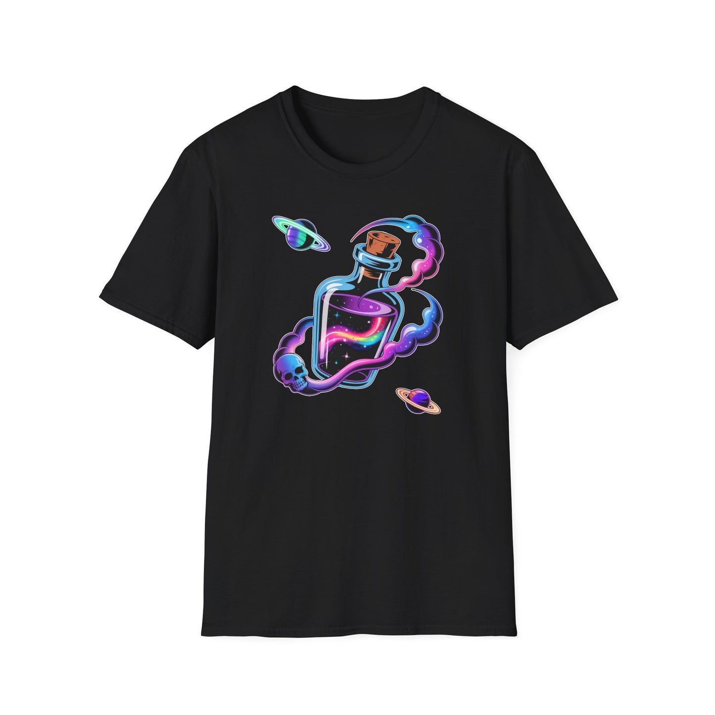 Galactic Potion T-Shirt, Cosmic Tee, Space Shirt, Gift for Astronomers, Science Lovers, Boho Style Apparel