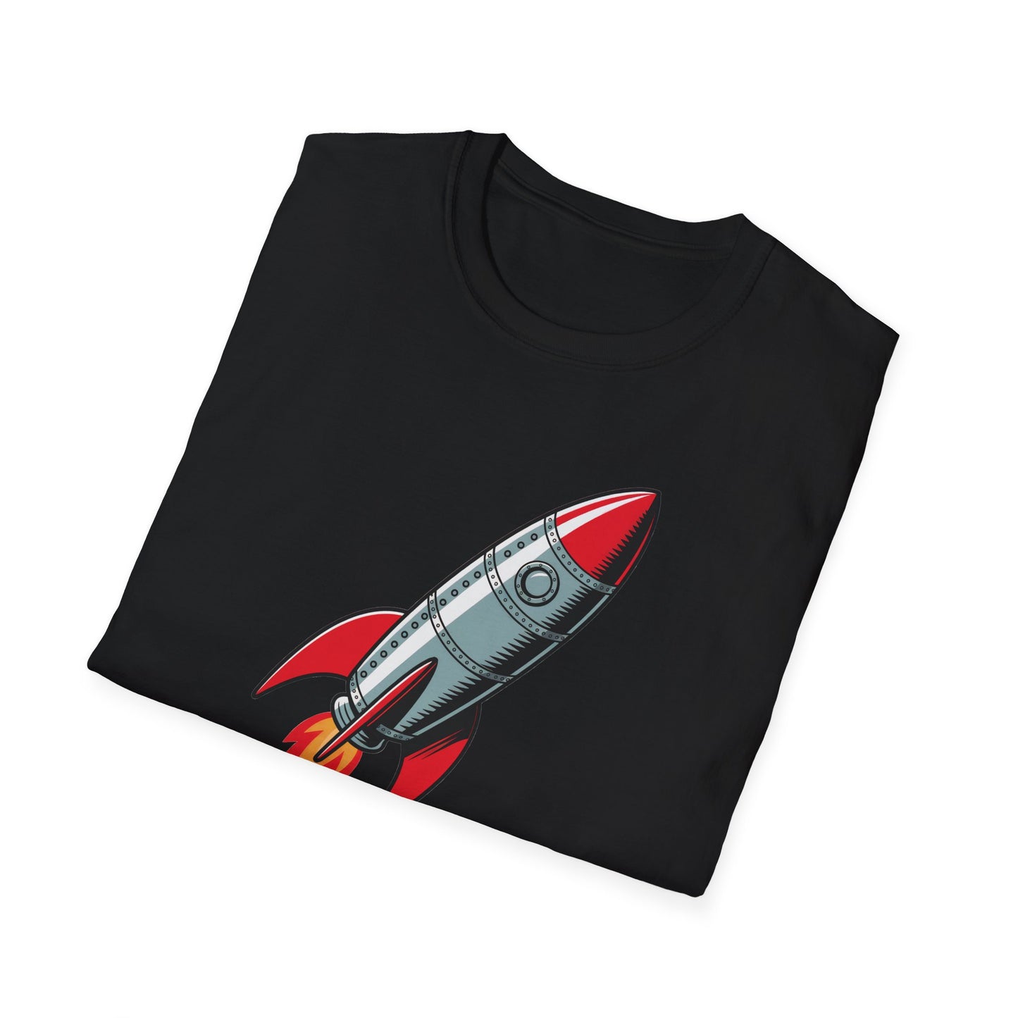 Rocket Graphic T-Shirt Retro Space Rocket Shirt