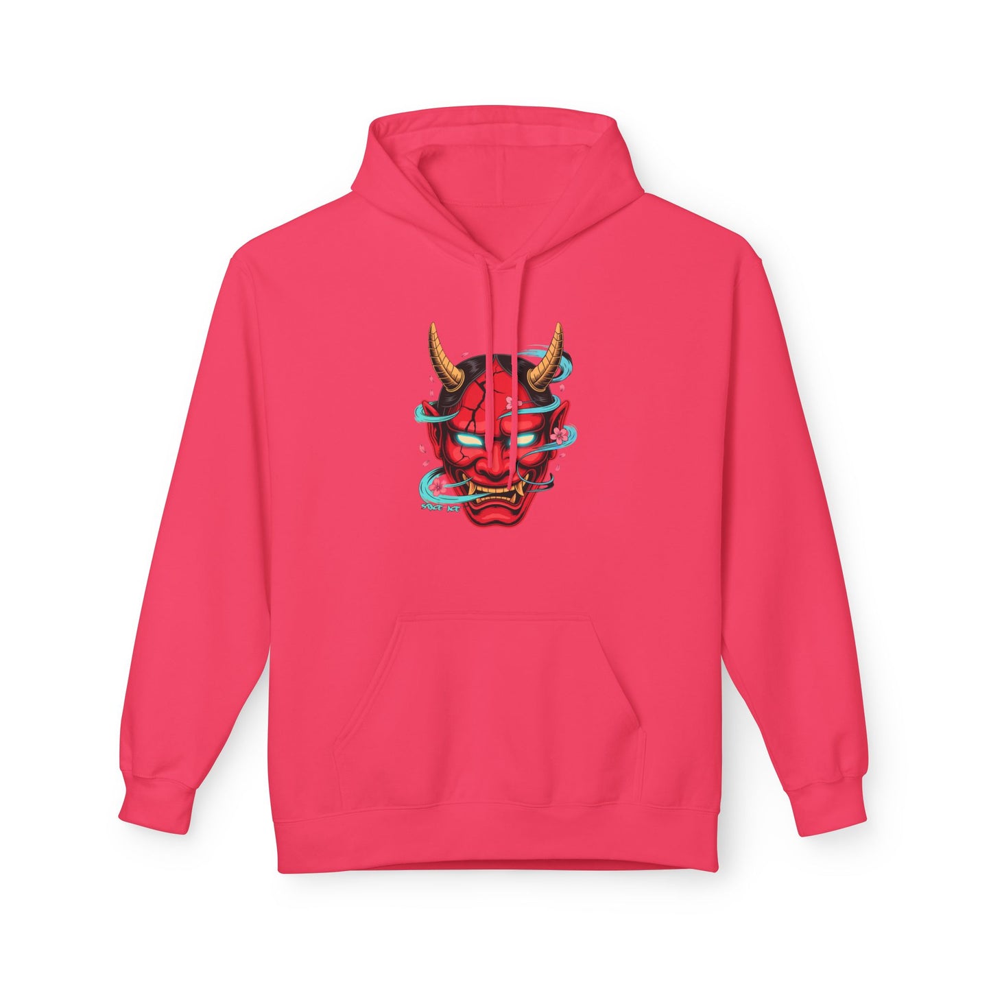 Hannya Mask Hoodie — Japanese Oni Mask Streetwear Pullover