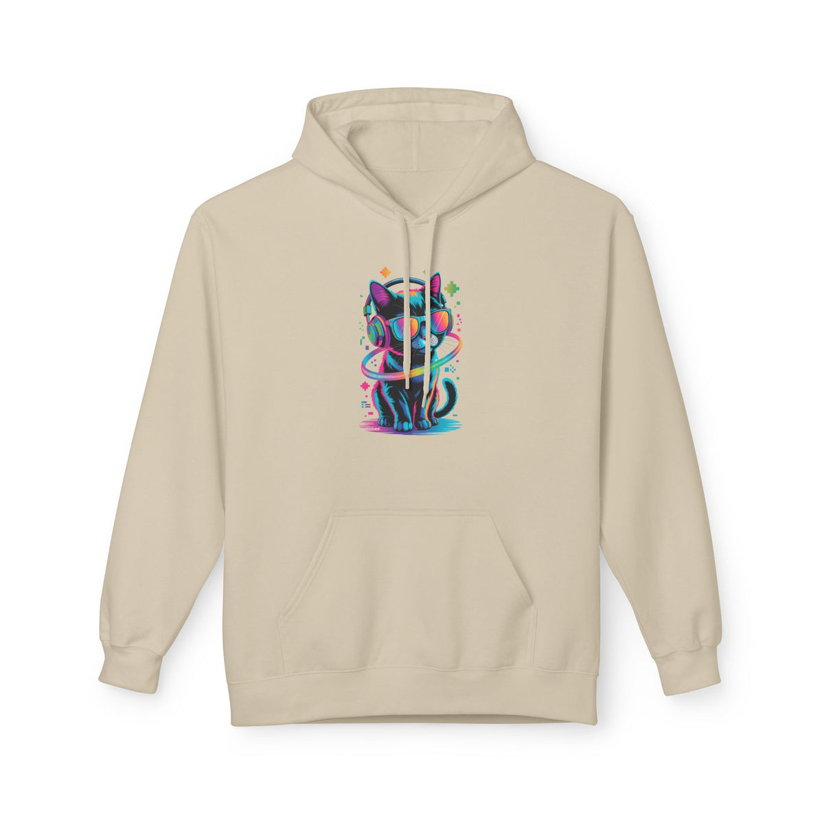 DJ Kitty Beats Hoodie – Cool Cat Graphic Pullover