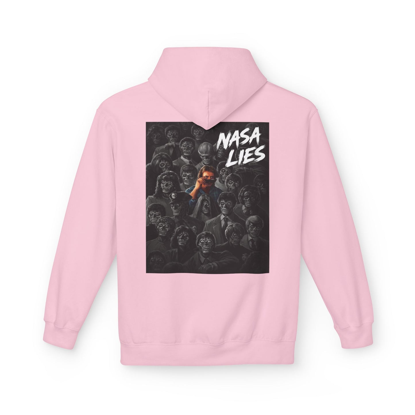 NASA Lies Hoodie — Conspiracy Graphic Pullover